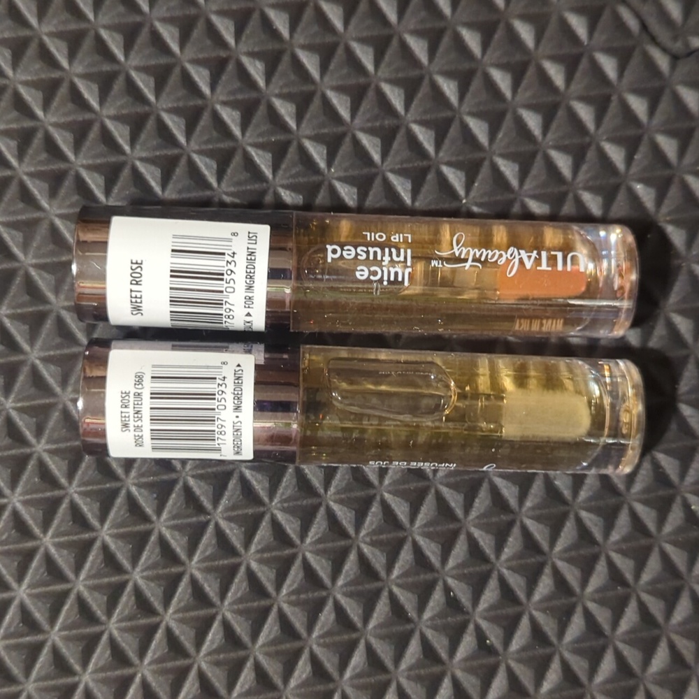 2*4.7ml Ulta Beauty Lip Oil sweet rose